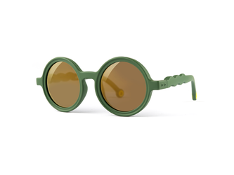 OLIVIO & CO - Okulary przeciwsłoneczne z polaryzacją Round 1-3 lata - Cactus Green