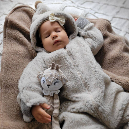 Zaffiro - Koc wełniany Nevada 75x100cm Brown