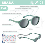 Beaba - Okulary przeciwsłoneczne dla dzieci 2-4 lata - Tropical Green