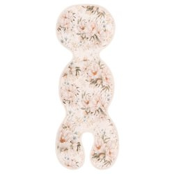 Samiboo - Wkładka bambusowa antypotowa do fotelika 0-13kg, 9-18kg - Peonie Cream