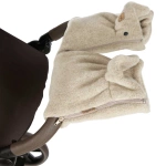 Zaffiro - Mufka do wózka wełniana Sierra - Beige