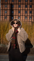 Mimimi -  Kurtka z wełny merino - beż