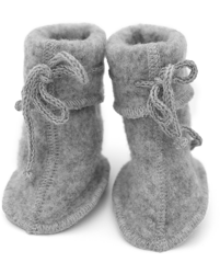 Engel Natur - Buciki z wełny merino - Grey Melange
