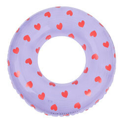 The Swim Essentials Koło do pływania 90 cm Lila Hearts 2023SE901
