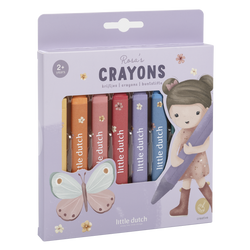 Little Dutch Kredki woskowe Rosa & Friends