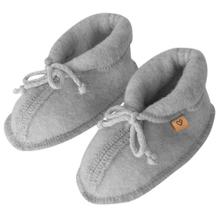 Zaffiro - Buciki dziecięce wełniane Sierra - Grey