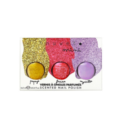 Inuwet Zestaw trzech lakierów dla dzieci Rainbow