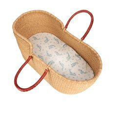 Samiboo - Prześcieradło bambusowe do gondoli 40x80cm - Wieloryby