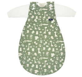 Alvi - Śpiworek niemowlęcy Baby-Mäxchen 3-elementowy Granite Animals 2.5 TOG