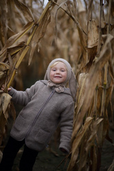 Merinowca - Kurtka z wełny merino Dark beige
