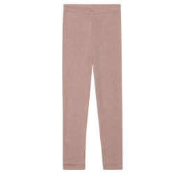Engel Natur - Legginsy z wełny i jedwabiu - Dusty rose