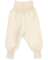 Engel Natur - Spodnie z paskiem w talii  z wełny merino - Natur