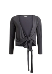 Rethinkit - Bluzka damska Tee Valencia - Almost Black