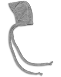 Engel Natur - Czapka z wełny i jedwabiu GOTS - Hellgrau melange