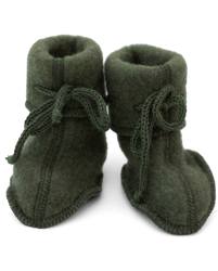 Engel Natur - Buciki z wełny merino - Schilf