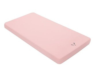 Prześcieradło bawełniane z gumką do łóżeczka 60x120 cm różowe PIAPIMO