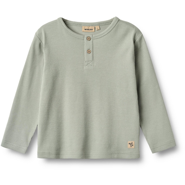 Wheat T-shirt z długim rękawem Morris - Morning mist