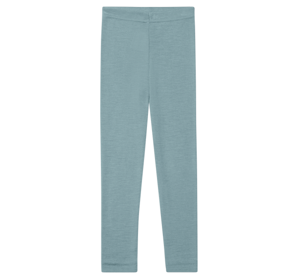 Engel Natur - Legginsy z wełny i jedwabiu - Mountain blue