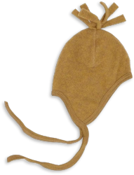 Engel Natur - Czapka  z wełny merino - Saffran Melange