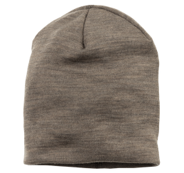 Engel Natur - Czapka z wełny i jedwabiu GOTS - Walnuss melange