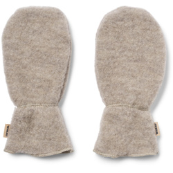 Wheat - Rękawiczki z wełny merino Jay - Khaki melange