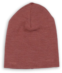Engel Natur - Czapka z wełny i jedwabiu GOTS - Copper