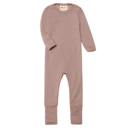 Engel - Piżama z mankietami z wełny i jedwabiu - Dusty rose