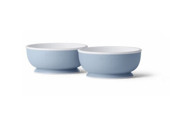 BABYBJORN - zestaw miseczek, 2 szt. - Powder Blue