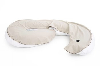 Poofi - Pokrowiec na poduszkę ciążową Oranic - Latte