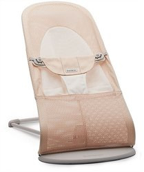 BABYBJORN - leżaczek BALANCE SOFT MESH - Różowy/Biały