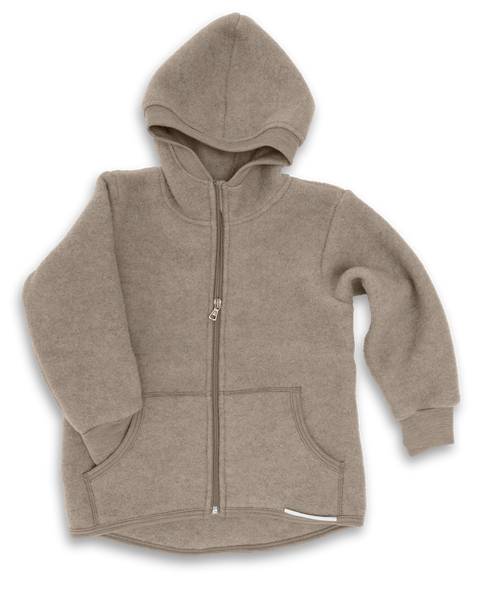 Engel Natur - Kurtka na suwak z wełny merino - Walnuss Melange