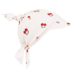 Samiboo - Bambusowa chustka z daszkiem - Wisienki