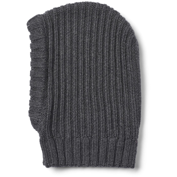 Wheat - Kominiarka z wełny merino Woolao - Charcoal melange