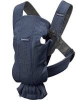 BABYBJORN MINI 3D Mesh – nosidełko, Ciemny Niebieski