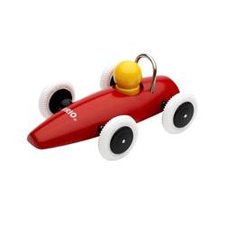BRIO - Samochodzik Drewniany Wyścigówka - Czerwony
