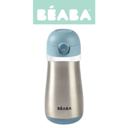 Beaba - Bidon termiczny termobutelka 350 ml - Windy blue