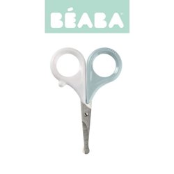 Beaba - Nożyczki do paznokci w etui - Green Blue 