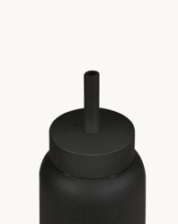 Bink - Silikonowa nasadka ze słomką do butelek Mini Bink - Black