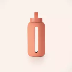 Bink - Szklana butelka do monitorowania dziennego nawodnienia Mama Bottle - Clay