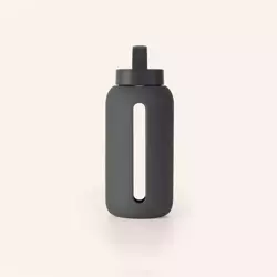 Bink - Szklana butelka do monitorowania dziennego nawodnienia Mama Bottle - Smoke
