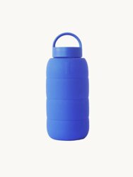 Bink - Szklana butelka do monitorowania dziennego nawodnienia Puffer Bottle - Cobalt