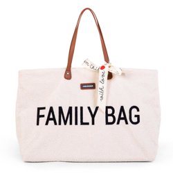 Childhome - Torba Family Bag - Teddy Bear White (Limited Edition)