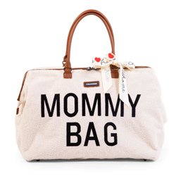 Childhome - Torba Mommy Bag - Teddy Bear White (Limited Edition)