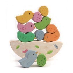 Drewniana gra zręcznościowa - Balansujące Małe Ptaszki, Tender Leaf Toys