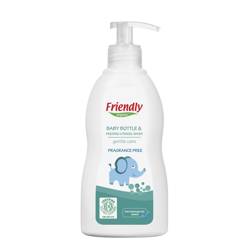 Friendly Organic - Płyn do mycia butelek dziecięcych bezzapachowy 300ml Dispenser