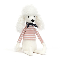 JellyCat - Beatnik Buddy Pudel w swetrze 22 x 7 cm