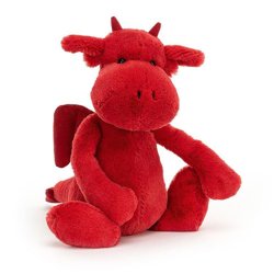 JellyCat - Smok czerwony 31cm