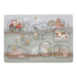 Little Dutch Puzzle dźwiękowe Little Farm FSC LD7140