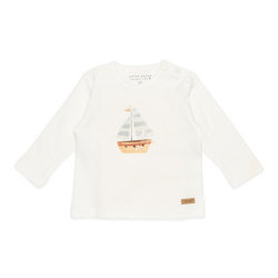 Little Dutch T-shirt z długim rękawem Boat 68cm CL21121600