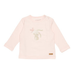 Little Dutch T-shirt z długim rękawem Bunny Pink 74cm CL21220050